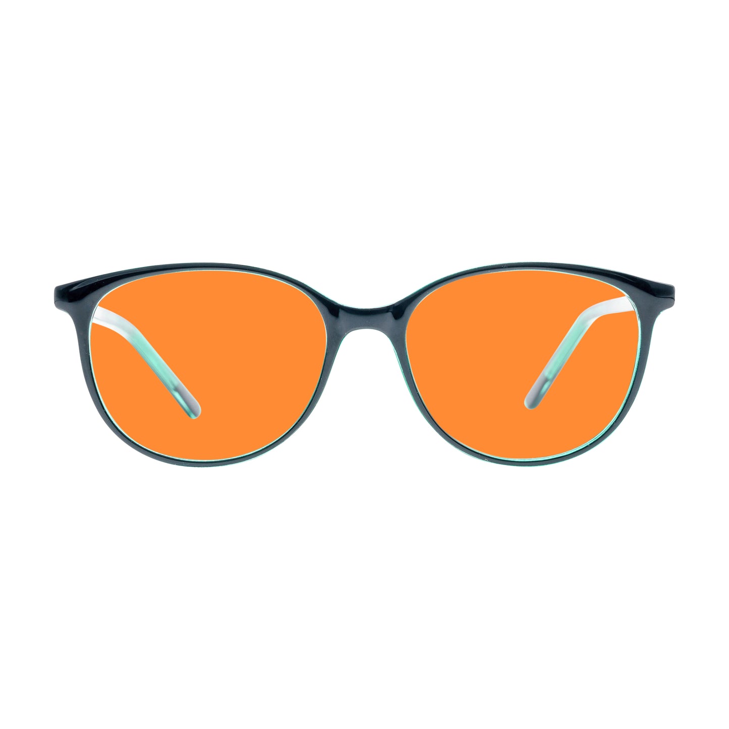 Brooks Sleep Aid Glasses in Black-Green