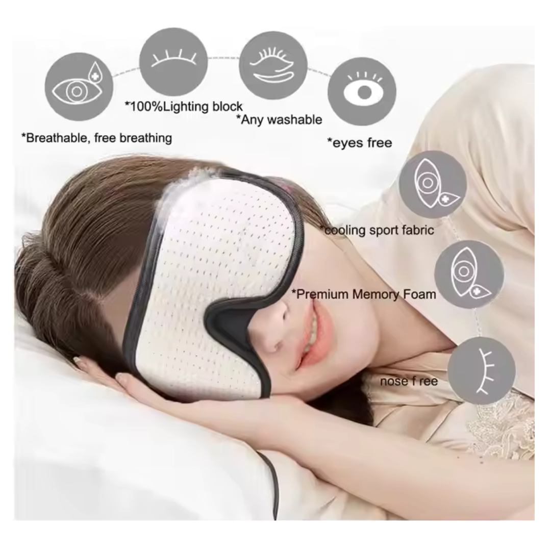 Deluxe Blackout Sleep Mask (Unisex)