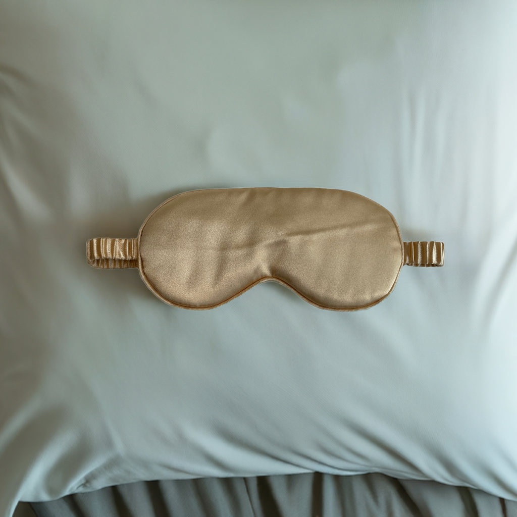 Silky Soft Eye Mask – Gold