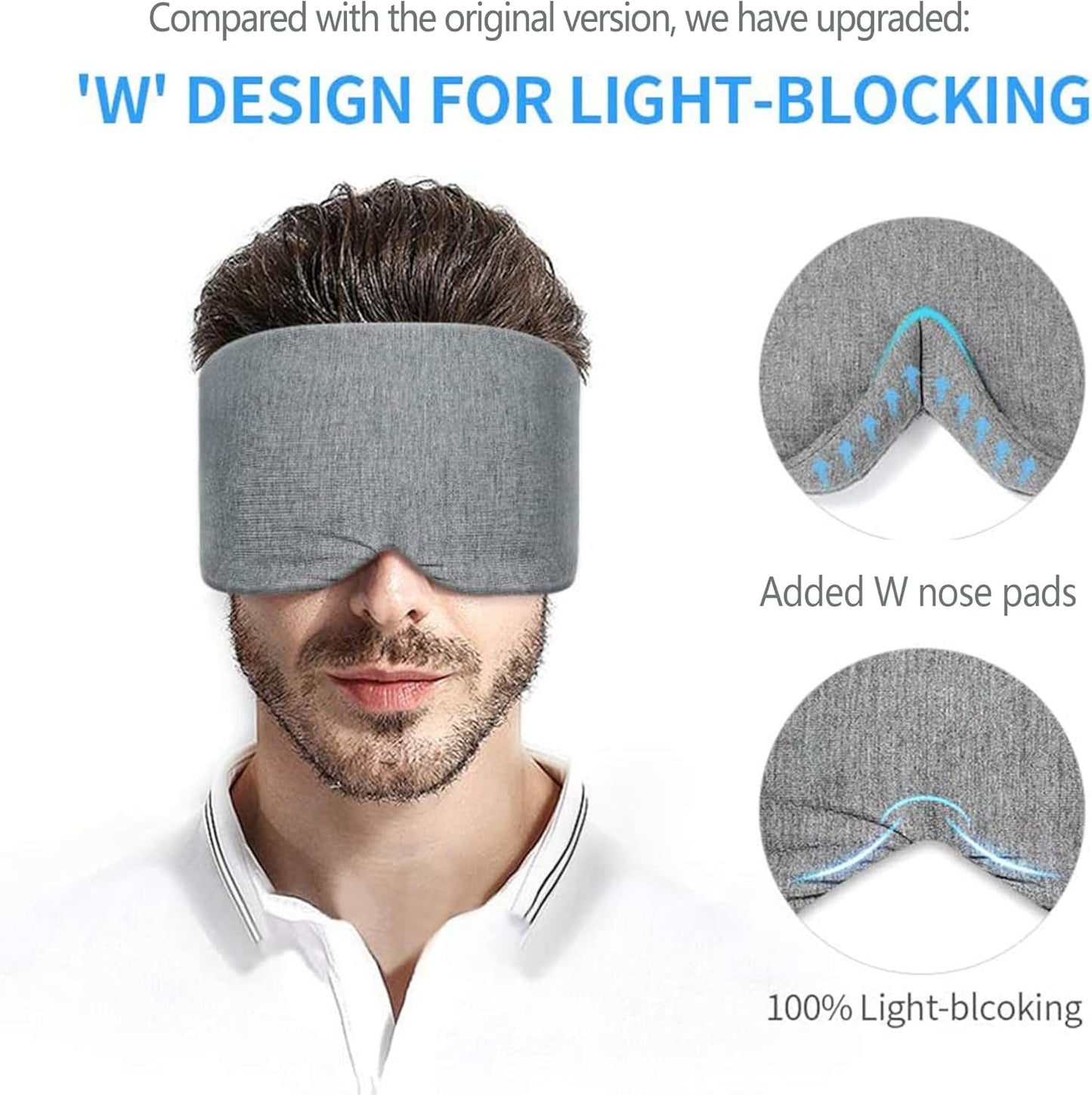 Handmade Cotton Light Blocking Sleep Mask