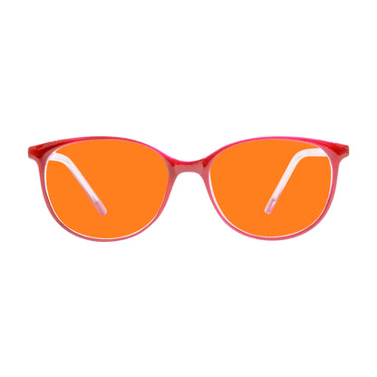 Brooks Sleep Aid Glasses in Burgundy